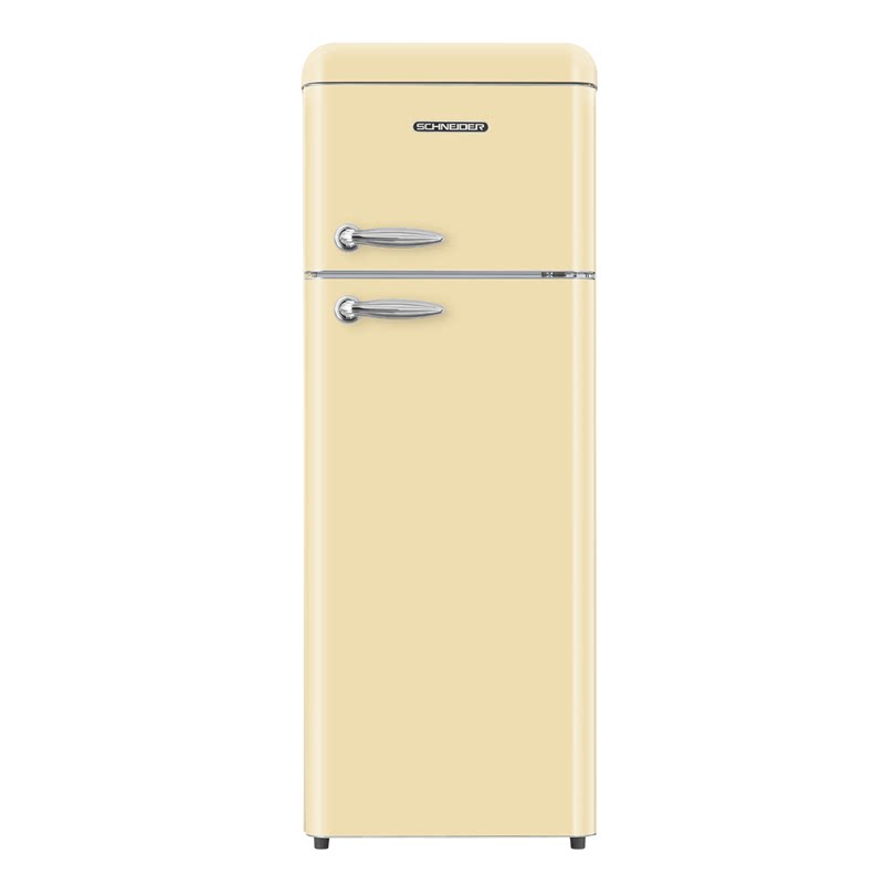 SCHNEIDER 188L复古双门冰箱小型家用冷藏冷冻风冷网红高颜值冰箱