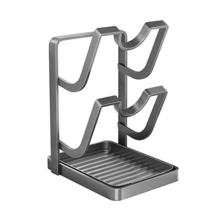 立式锅盖架厨房台面锅铲架大锅盖收纳沥水神器砧板架菜板放置器子