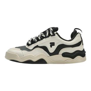 FILA FUSION斐乐潮牌女鞋KICK专业滑板鞋冬季波浪底板鞋