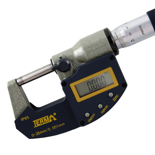 原装特马数显外径千分尺0-25mm高精度0.001电子25-50螺旋测微器仪