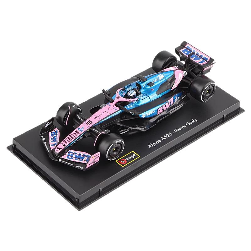 1:43比美高F1模型2025阿尔派A525方程式赛车车模法拉利红牛展示盒