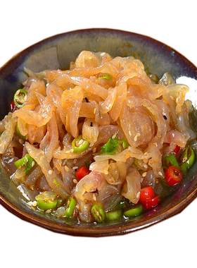 海蜇丝220克开袋即食凉拌小菜