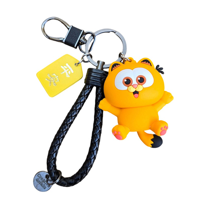 正版加菲猫可爱钥匙扣情侣挂件