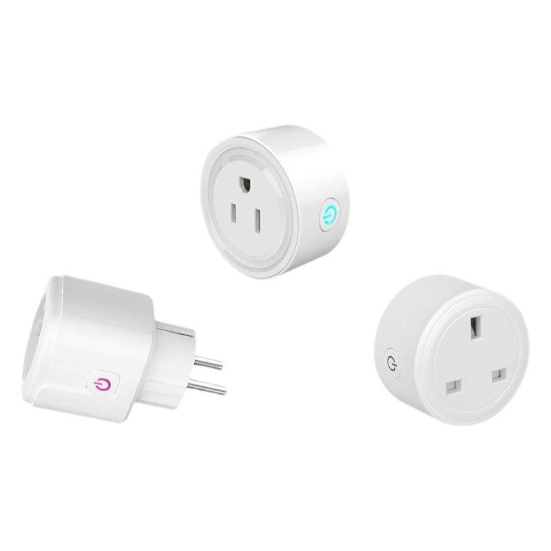 涂鸦智能WIFI美欧英规电量插座GooglehomeAlexa智能音箱语音控制