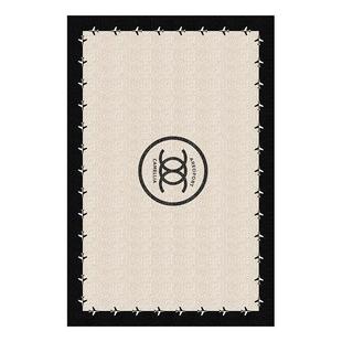 高级感美式入户门地垫进门门垫小香风玄关脚垫防滑家用地毯可裁剪