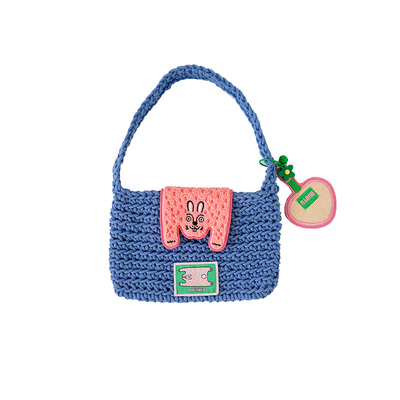 原创设计腋下包手工钩织