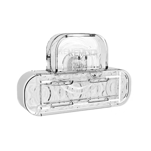 吸盘波纹插排固定器透明创意客厅轻吸盘式波纹壁挂排插固定免打孔