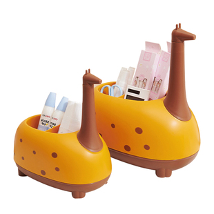 创意卡通长颈鹿大容量笔筒摆件办公室桌面收纳好物装饰生日礼物女