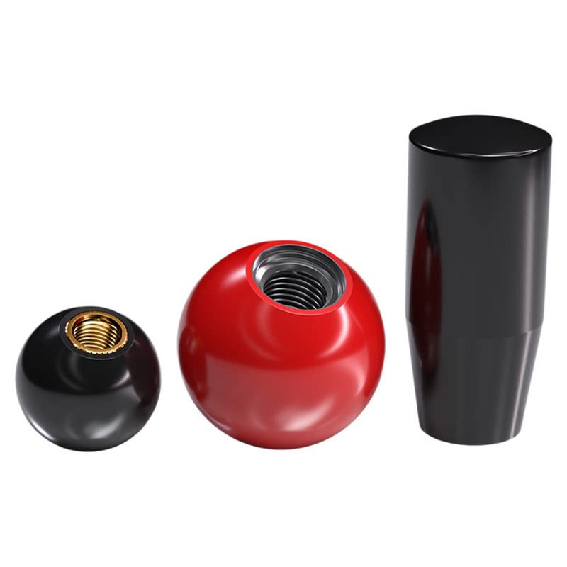 国标胶木球手柄塑料圆球操作杆球头把手红色铜芯黑铁心电木M4-M16