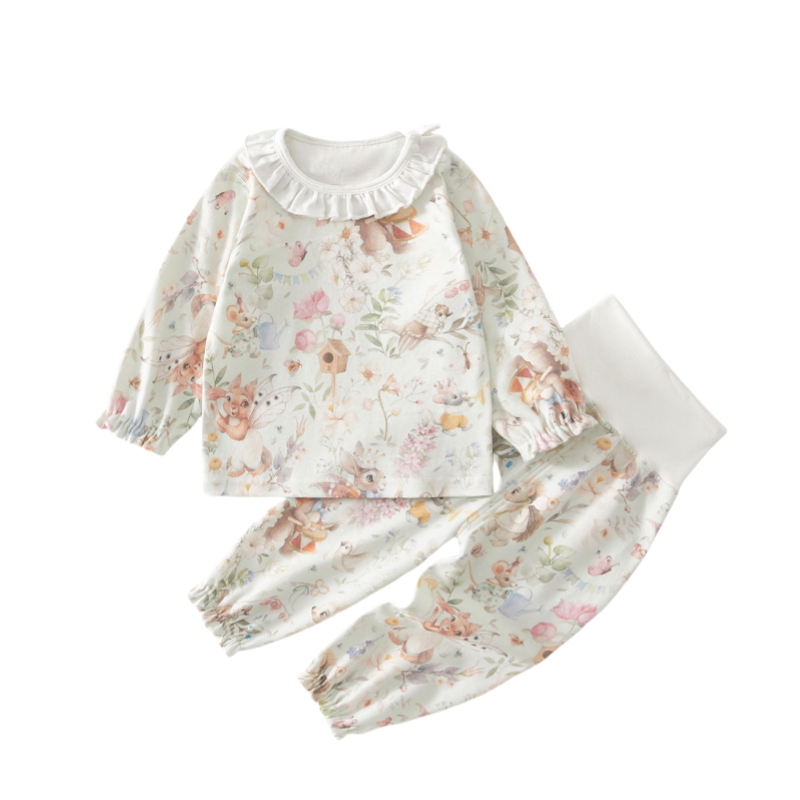 【撤柜专区】品牌专柜 婴儿睡衣服春秋长袖套装薄款宝宝家居服
