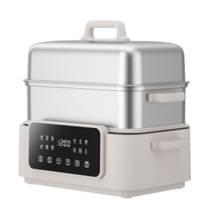 CUKO不锈钢电蒸锅家用多功能三层大容量蒸箱火锅蒸炖煮一体蒸汽锅