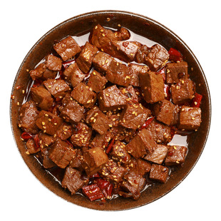 四川自贡特产冷吃系列麻辣骰子牛肉即食熟食香辣休闲肉类零食105g