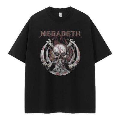 Megadeth复古美式街头T恤