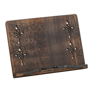 实木书立架桌面看书临帖架字帖架读书架阅读架诵经支架书本收纳架