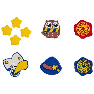 极想 任天堂Switch摇杆帽+按键贴套装OLED蘑菇头防滑增高硅胶帽NS续航版卡通可爱猫头鹰魔法学院游戏机配件