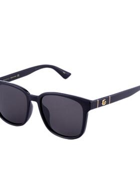【自营】GUCCI/古驰墨镜男女黑色新款超轻板材开车太阳镜GG0637SK