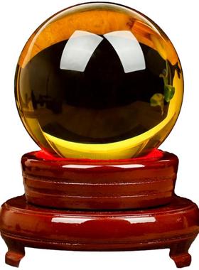 紫色安宅风水家居饰品黄色摆件