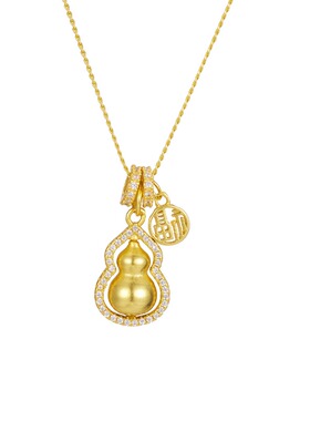 金色福字葫芦毛衣链福禄双全