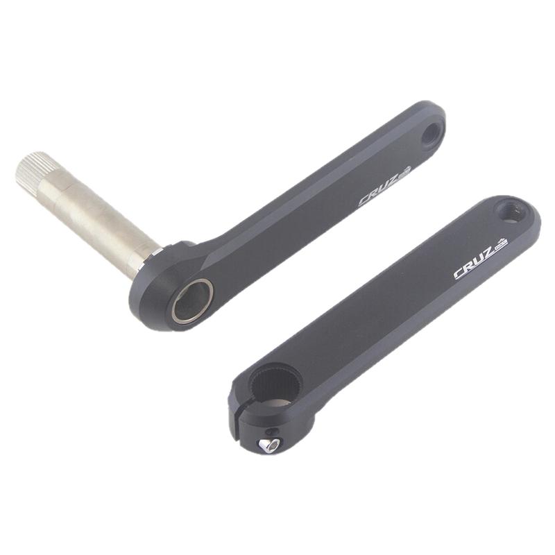 CRUZbike 公路车中空一体铝合金三钉曲柄155/160/165/170mm24轴心
