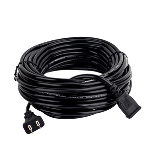 二脚插头延长线户外电车充电源加长线二孔插座风扇排插电板公母头