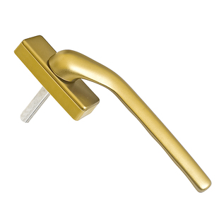 108断桥铝把手锁铝合金玻璃门窗拉手歪把手双层窗纱一体方轴执手