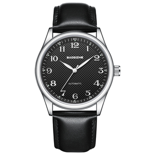 国考公务员考试专用机械手表男款女款静音全自动指针式无电池学生