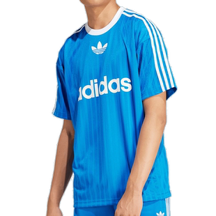 adidas阿迪达斯三叶草男子运动休闲短袖T恤JW5876