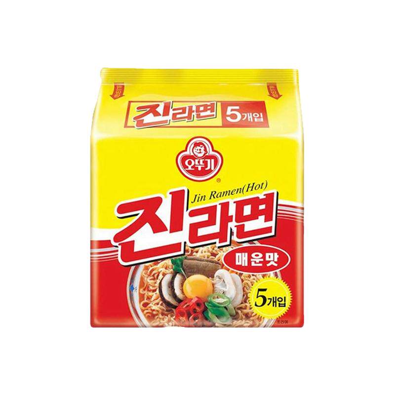 不倒翁真拉面辣味韩国进口原味金冲泡方便面/拉面/面