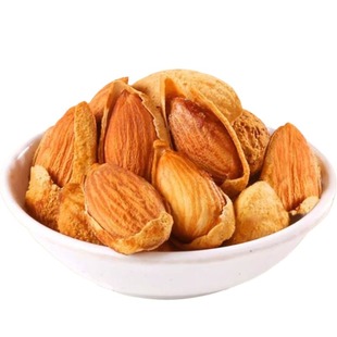 巴旦木坚果新疆特产龙果盐焗个纸皮休闲零食干果炒货巴达木好吃