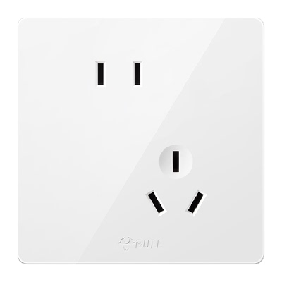 公牛16A五孔10A面板暗装插座