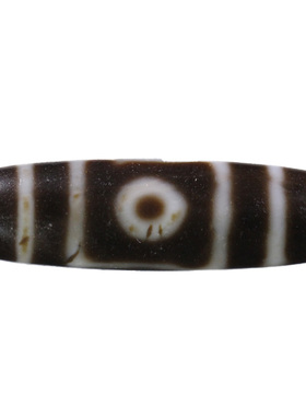 圣饰奇缘 天然真品西藏庙供院供老矿玛瑙 灰皮至纯天地天珠锁骨链