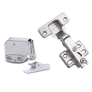 东泰DTC反弹器反弹铰链橱柜门合页飞机烟斗免拉手按弹式弹簧门扣