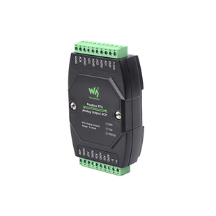 微雪 工业级8路模拟量输出模块RS485总线 7~36V宽电压 Modbus RTU