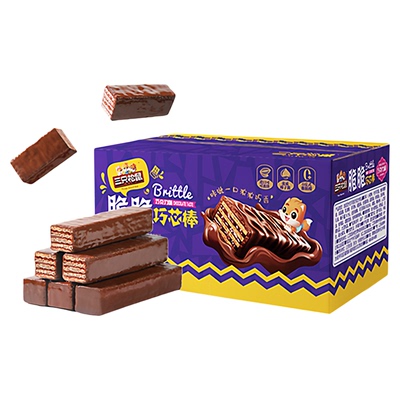 三只松鼠_巧芯棒200g威化饼干