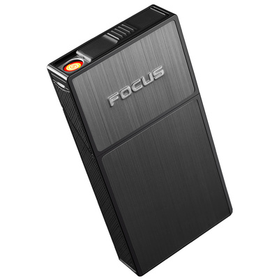 20支装烟盒充电打火机金属