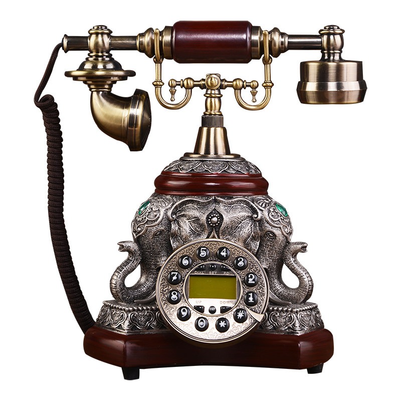 慕予臻欧式仿古电话机古董复古时尚创意家用电话座机办公有线客厅