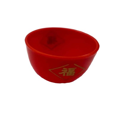 中式大红色半两供奉茶杯小酒杯