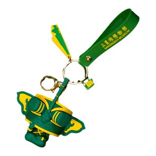 三星堆博物馆纵目钥匙扣潮流钥匙扣挂饰精致书包挂件创意礼物男女