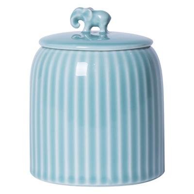 防潮茶叶罐空山新雨陶瓷