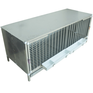 不锈钢折叠鸡笼子家用室外自动清粪鸡笼四面封板户外防雨养鸡舍笼