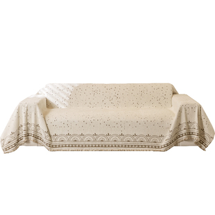 毛绒防猫抓皮沙发专用套罩子冬季新款简约现代风沙发布盖布高级感