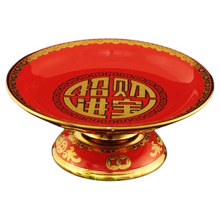 供盘佛前供果果盘观音贡盘家用上供水果盘供佛财神爷供果盘