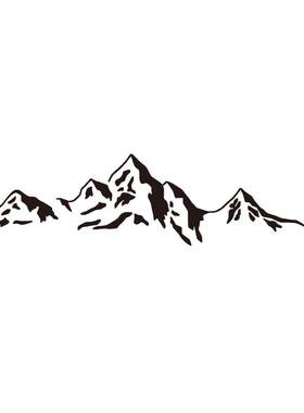 山峰PVC车贴纸防水不留胶易撕