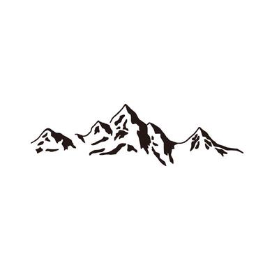 山峰PVC车贴纸防水不留胶易撕