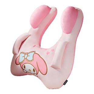 汽车抱枕车载靠枕护颈枕后排睡觉神器座椅靠垫车内靠垫长途防勒脖