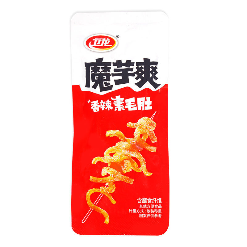 卫龙魔芋爽丝素毛肚香辣500g辣条