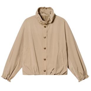 【周雨彤同款】PSALTER诗篇休闲立领短风衣夹克外套2025春款
