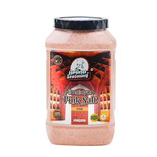 AMINA进口喜马拉雅粉盐玫瑰盐细盐家用低钠无碘矿盐岩盐2600g 盐