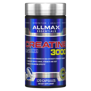 豹哥补剂 ALLMAX纯一水肌酸胶囊运动健身增肌提高爆发力耐力120粒