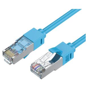 晶华 cat6类网线超六类双屏蔽纯铜网络宽带线连接线家用高速千兆